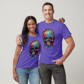 calavera multicolor tシャツ (ユニセックス)