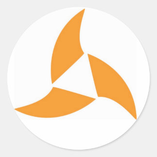 Calavera Surf Companyロゴステッカー ラウンドシール