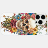 Calavera y flores Case-Mate iPhoneケース (裏面 (横))