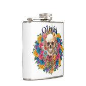 Calavera y flores Petaca de vinilo フラスク (右)