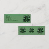 Calaverasのプロフィールカード スキニー名刺 (正面/裏面)