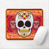 Calaverasの赤いマウスパッド マウスパッド (マウス)