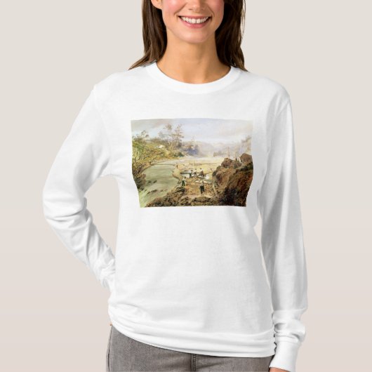 CalaveresからのFortyninersの洗浄金ゴールド Tシャツ (正面)