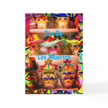 Calaveritas de Azucar、5" x 7"グリーティングカード