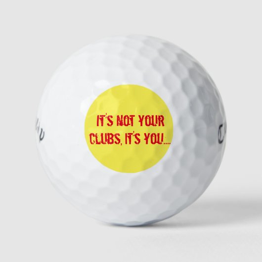 Calaway Golf Balls - Bad Golf Edition ゴルフボール (正面)