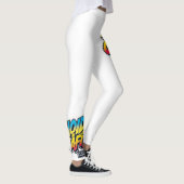 Calça Legging branca ENNOID GRÁFITT  レギンス (右)