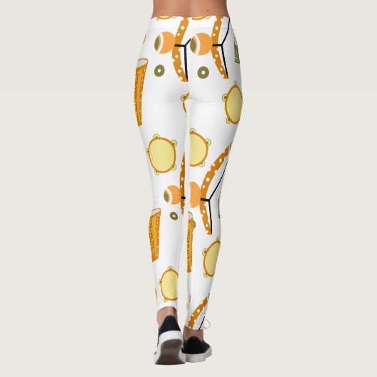 Calça legging com desenho de Capoeira レギンス (裏面)