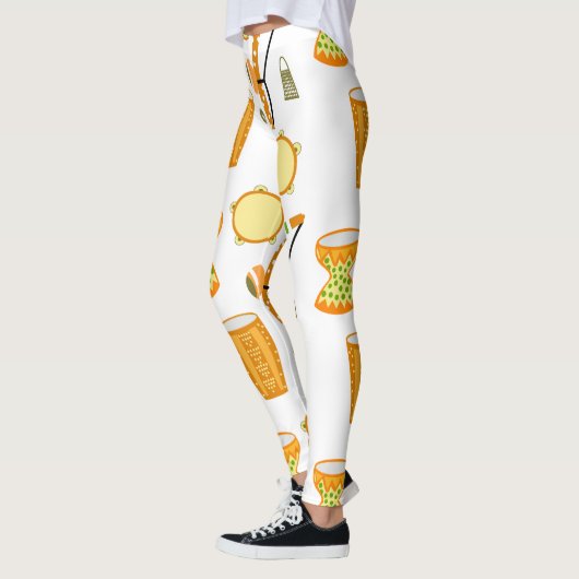 Calça legging com desenho de Capoeira レギンス (左)