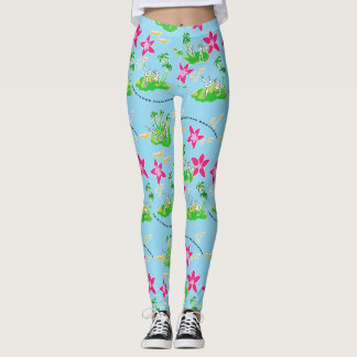 Calça legging com desenho de Capoeira レギンス