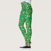 Calça legging com desenho de Capoeira レギンス (左)