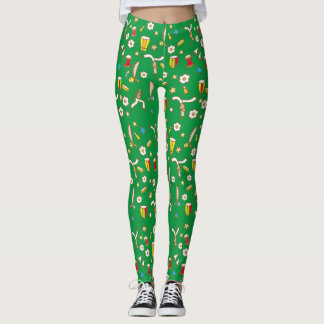 Calça legging com desenho de Capoeira レギンス