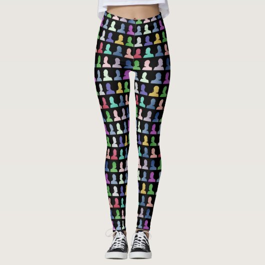 Calça legging com desenho de Capoeira レギンス (正面)