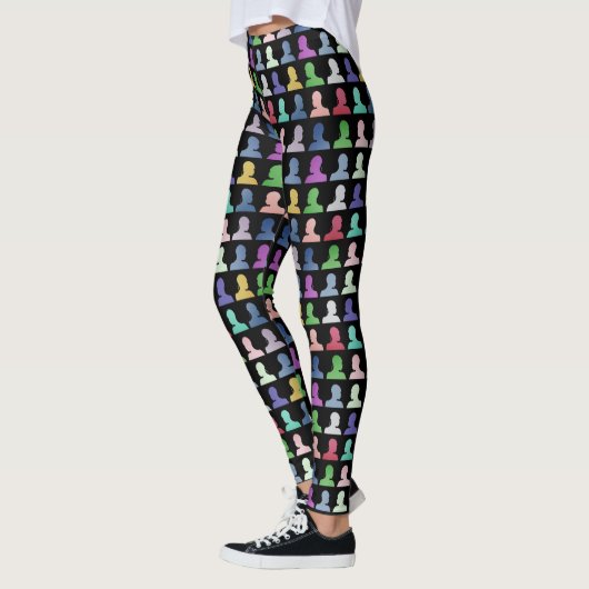 Calça legging com desenho de Capoeira レギンス (左)