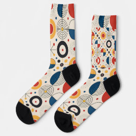 Calcetines diseño geométrico ソックス