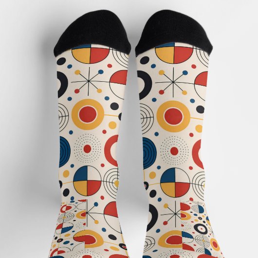 Calcetines diseño geométrico ソックス (上部)