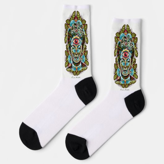 Calcetines Frida Kahlo Ojo ソックス (左)