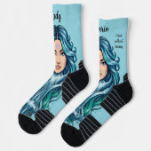 Calcetines Lady Acuario – Toque astrológico en tu  ソックス (左)