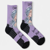 Calcetines Lady Cáncer – Estilo en cada paso ソックス (右)
