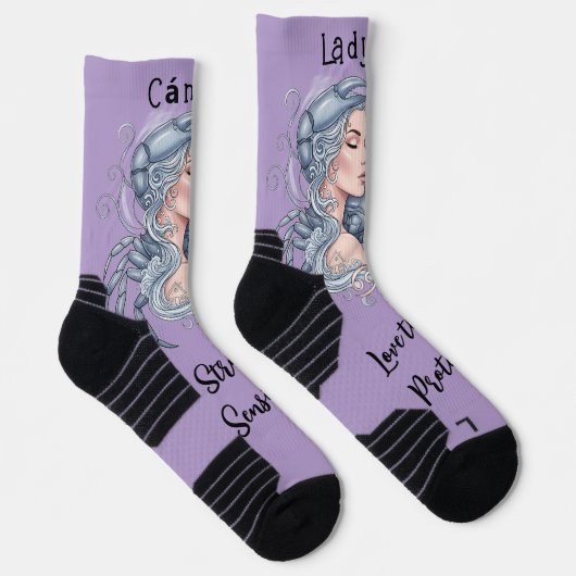Calcetines Lady Cáncer – Estilo en cada paso ソックス (右)