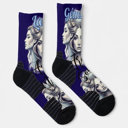 Calcetines Lady Géminis – Toque divertido ソックス (右)