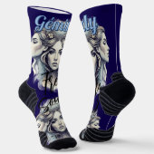 Calcetines Lady Géminis – Toque divertido ソックス (傾斜あり)