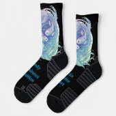 Calcetines Lady Piscis – Detalle creativo ソックス (左)