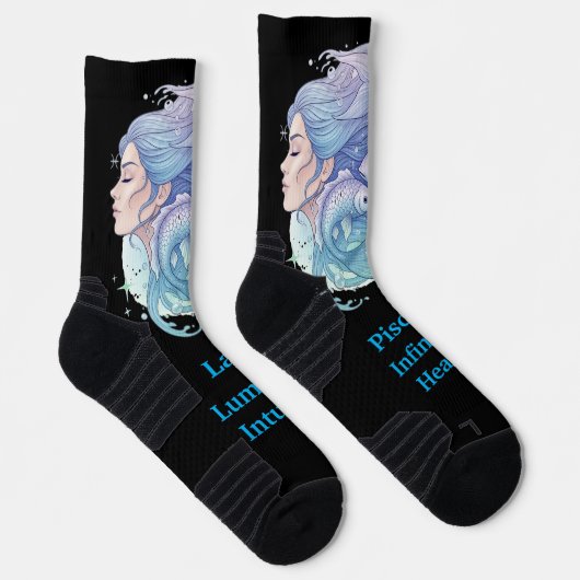 Calcetines Lady Piscis – Detalle creativo ソックス (右)