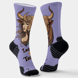 Calcetines Lady Tauro – Detalle único y zodiacal ソックス