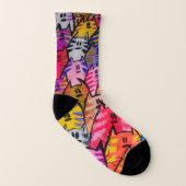 Calcetines socks gatos 05 ソックス (右外側)