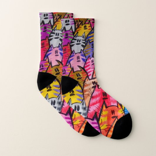 Calcetines socks gatos 05 ソックス (ペア)