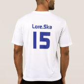 Calcioのpers。 LoreSka Tシャツ (裏面)