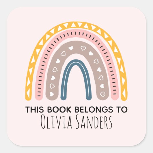 Calcomanía スクエアシール (正面)