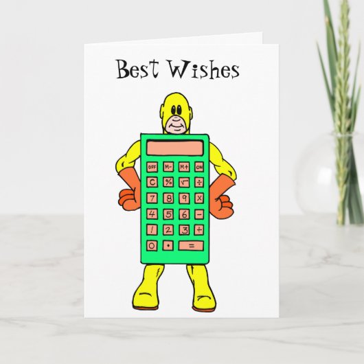 Calculatoir Man大会の氏 カード (正面)