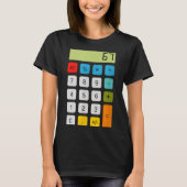 Calculator 67 Six Seven Funny Math Meme  Tシャツ (正面)