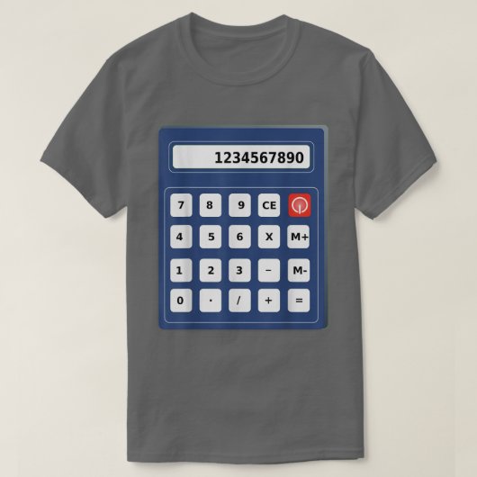 Calculator Halloween Costume 964 Tシャツ (デザイン正面)
