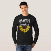 Calculus Joke Algebra Teacher Math Sunflower Math  Tシャツ (正面フル)