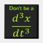 Calculus Physics Joke マグネット (正面)