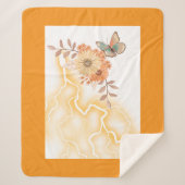 calda e avvolgente. シェルパブランケット (正面)