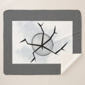 calda e avvolgente. シェルパブランケット (正面(横))