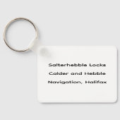 Calder and Hebble Navigation: Salterhebble Locks キーホルダー (裏面)