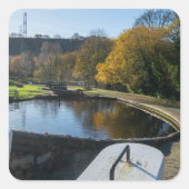 Calder and Hebble Navigation: Salterhebble Locks スクエアシール (正面)