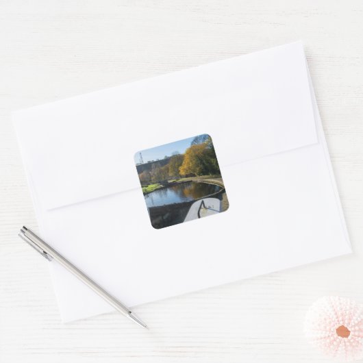 Calder and Hebble Navigation: Salterhebble Locks スクエアシール (封筒)