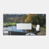 Calder and Hebble Navigation: Salterhebble Locks デスクマット (キーボード&マウス)