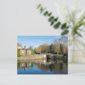 Calder and Hebble Navigation: Salterhebble Locks ポストカード (スタンド正面)