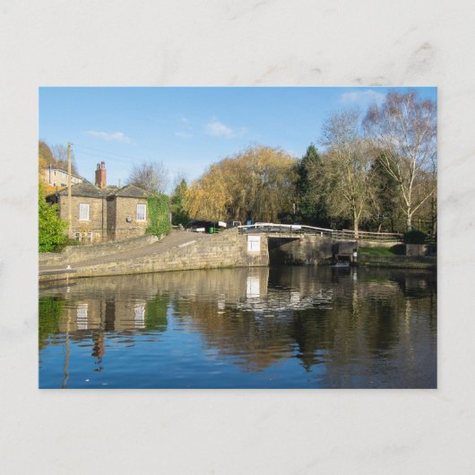 Calder and Hebble Navigation: Salterhebble Locks ポストカード (正面)