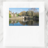 Calder and Hebble Navigation: Salterhebble Locks 長方形シール (バッグ)