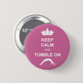 caleを保ち、転落させて下さい 缶バッジ (正面&裏面)