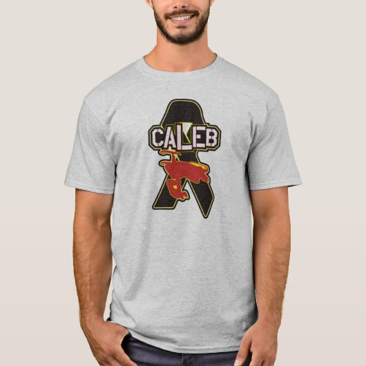 Calebムーアの捧げ物の灰色のワイシャツ Tシャツ (正面)