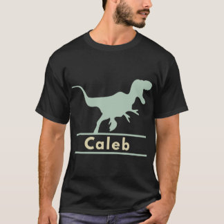 Caleb恐竜Tレックス名 Tシャツ