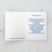 Caleb Cardによるがん治癒確認祈りの言葉 カード (内部)